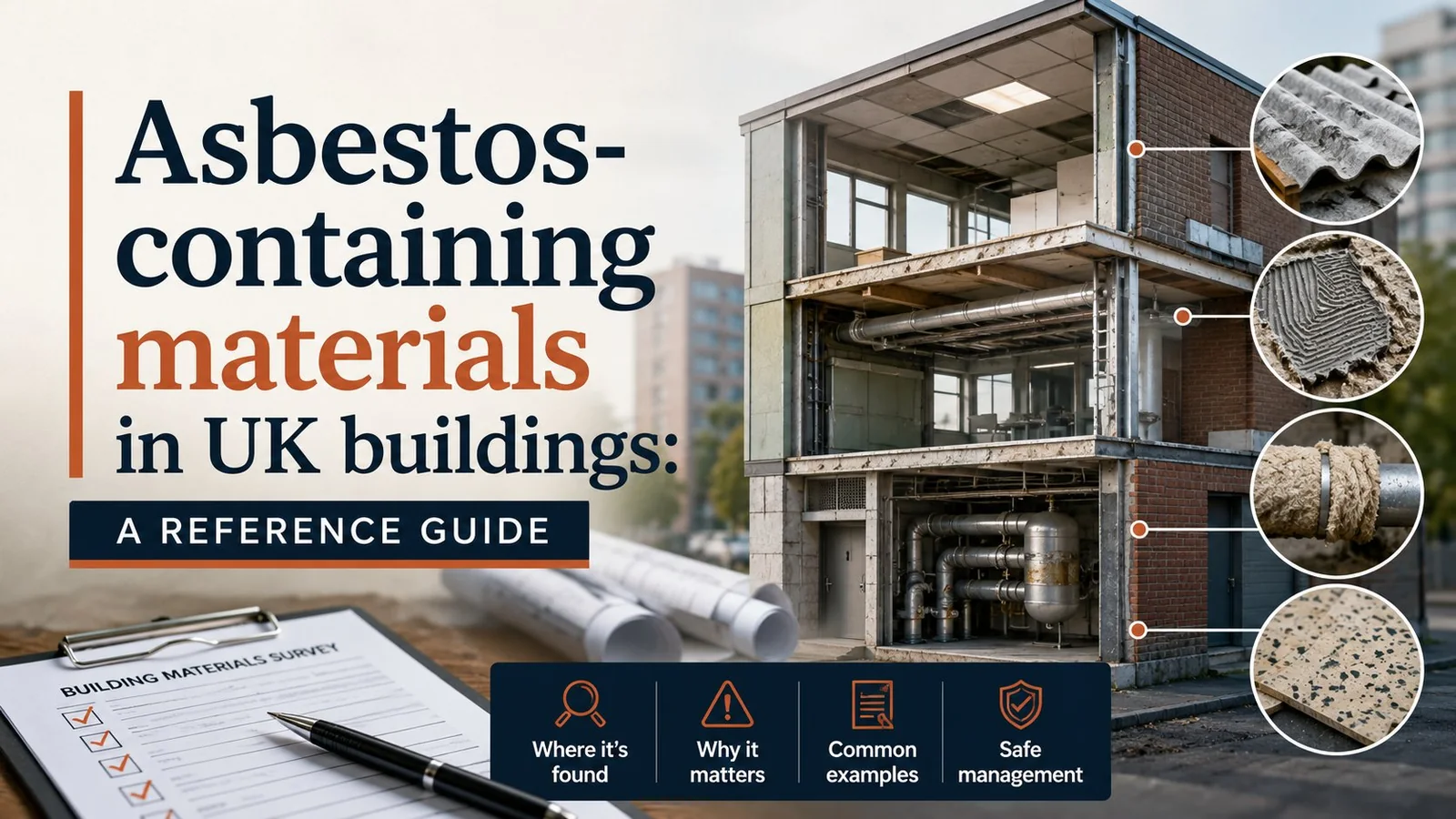Asbestos-containing materials in UK buildings: a reference guide