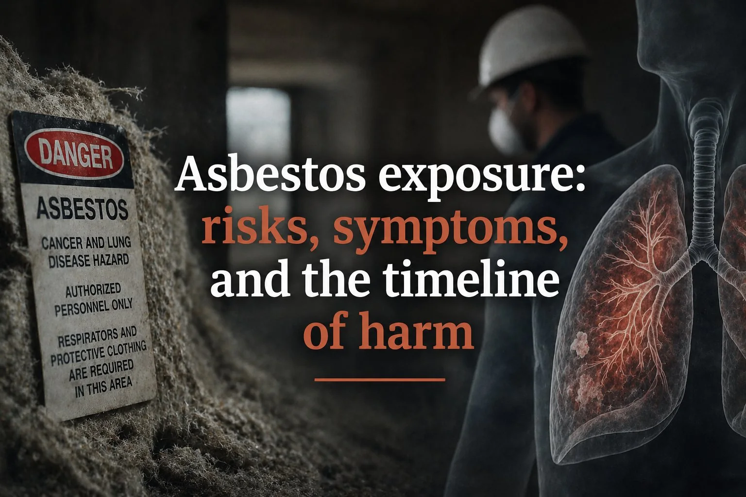 Asbestos exposure: risks, symptoms, and the timeline of harm
