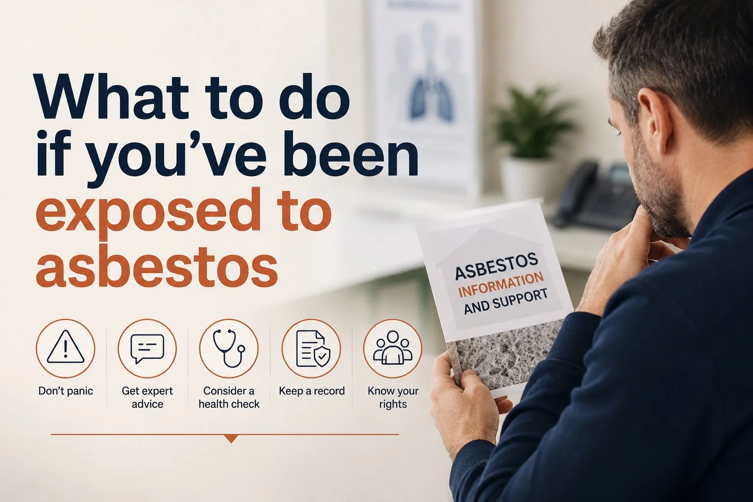 What to do if you've been exposed to asbestos